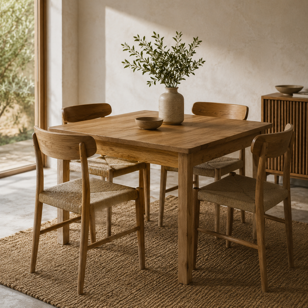 Table en Bois 4 Personnes Image