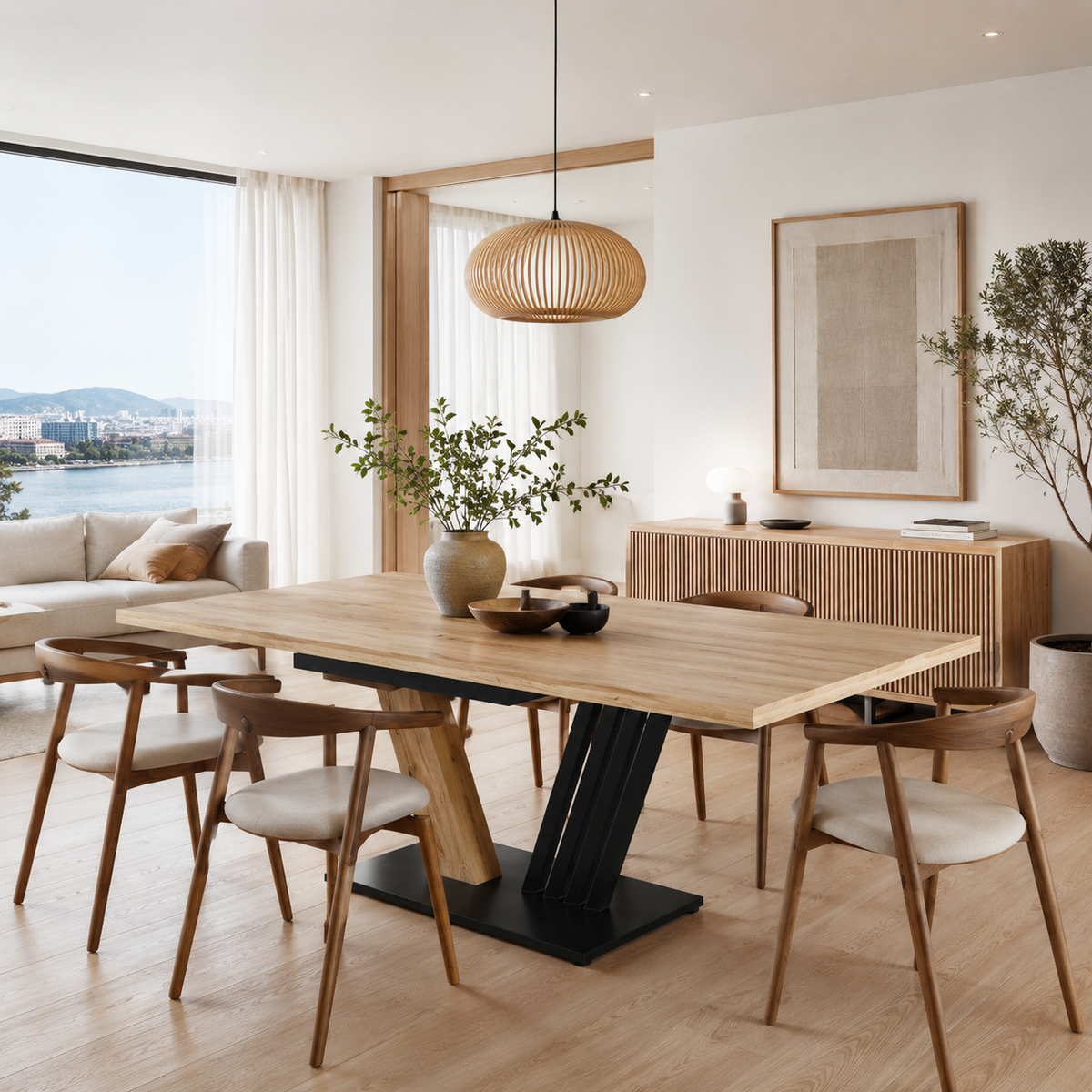 Table en Bois Rectangulaire Image