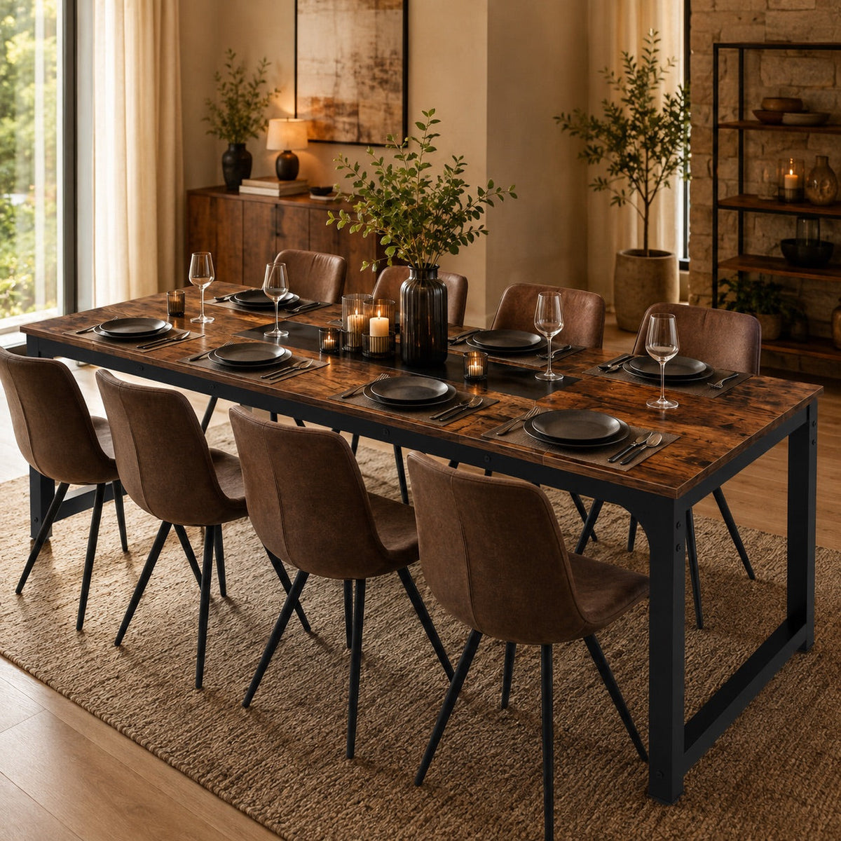 Table en Bois 8 Personnes Image